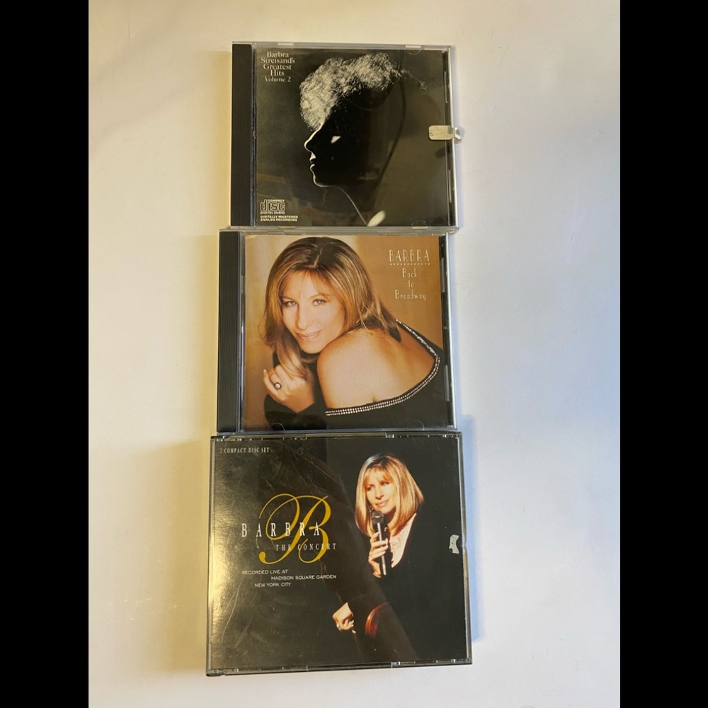 Barbara Streisand CDS Back To Broadway & The Concert